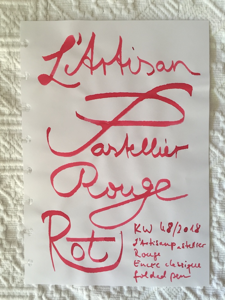 KW 48/2018-L'Artisan Pastellier Rouge