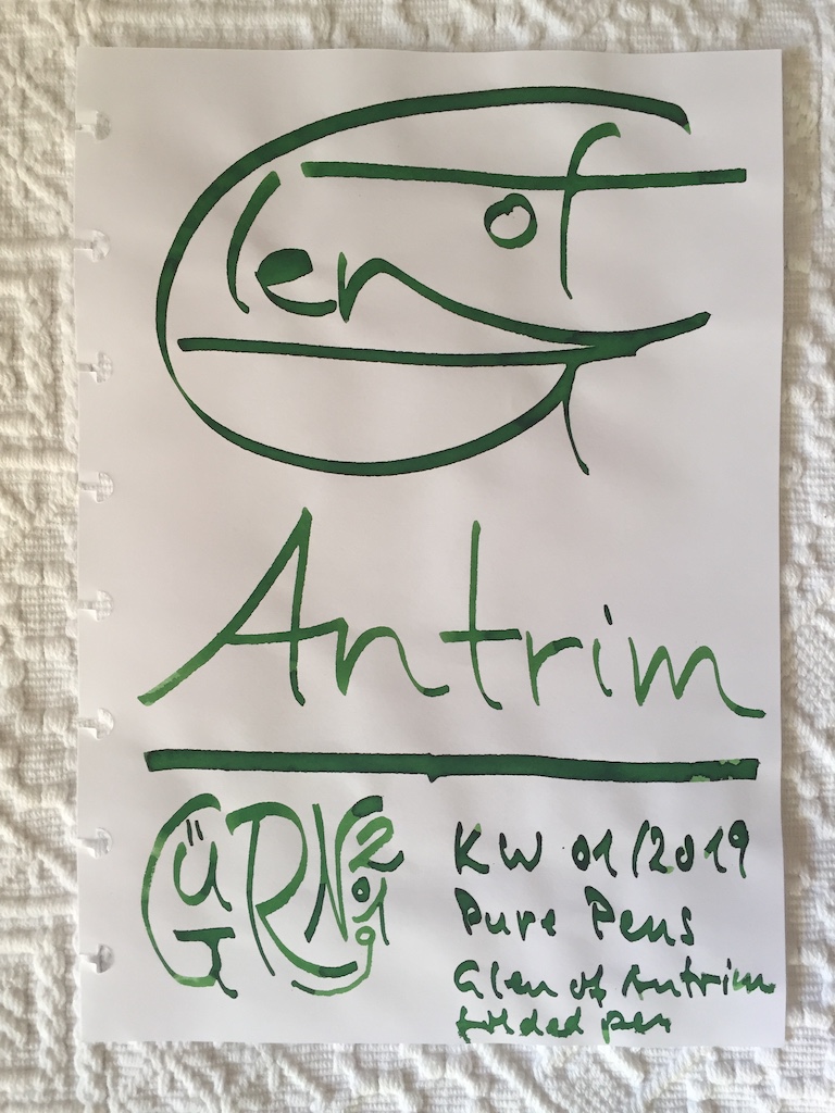 KW 01/2019 Pure Pens Glens of Antrim