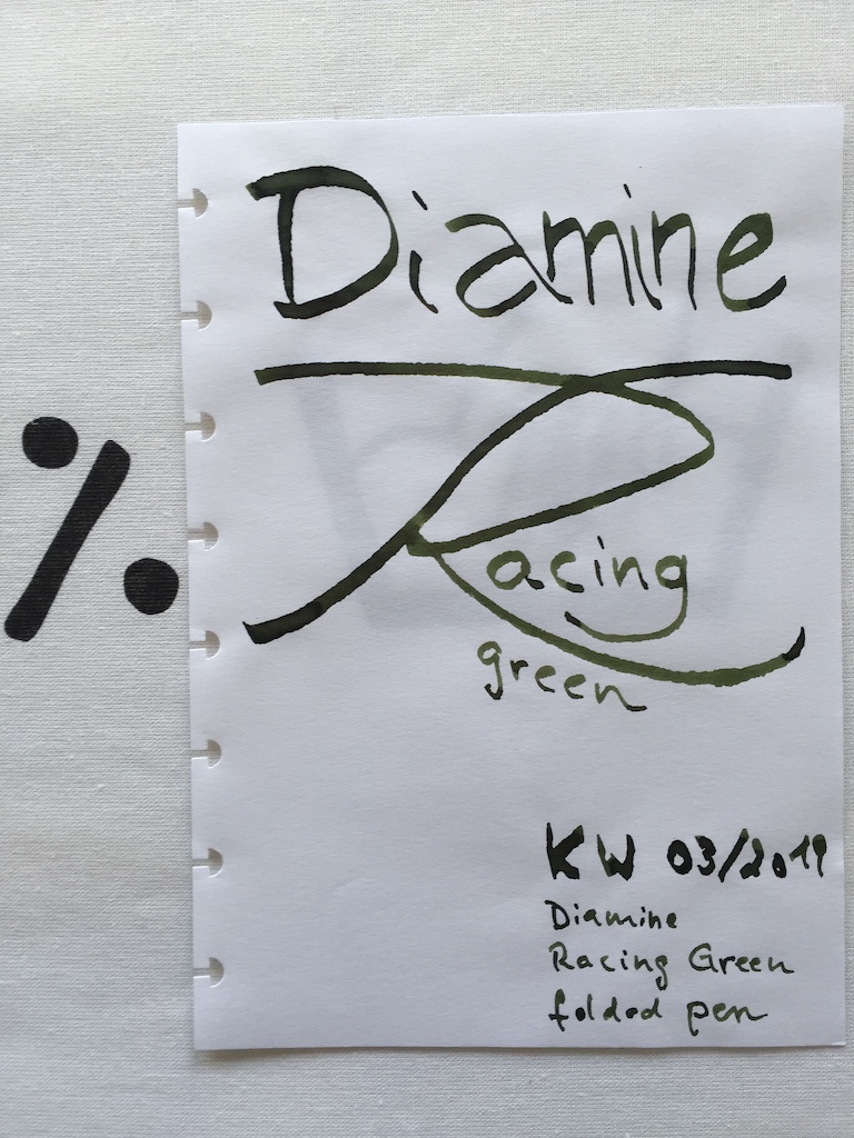 KW 03/2019 Diamine Racing Green
