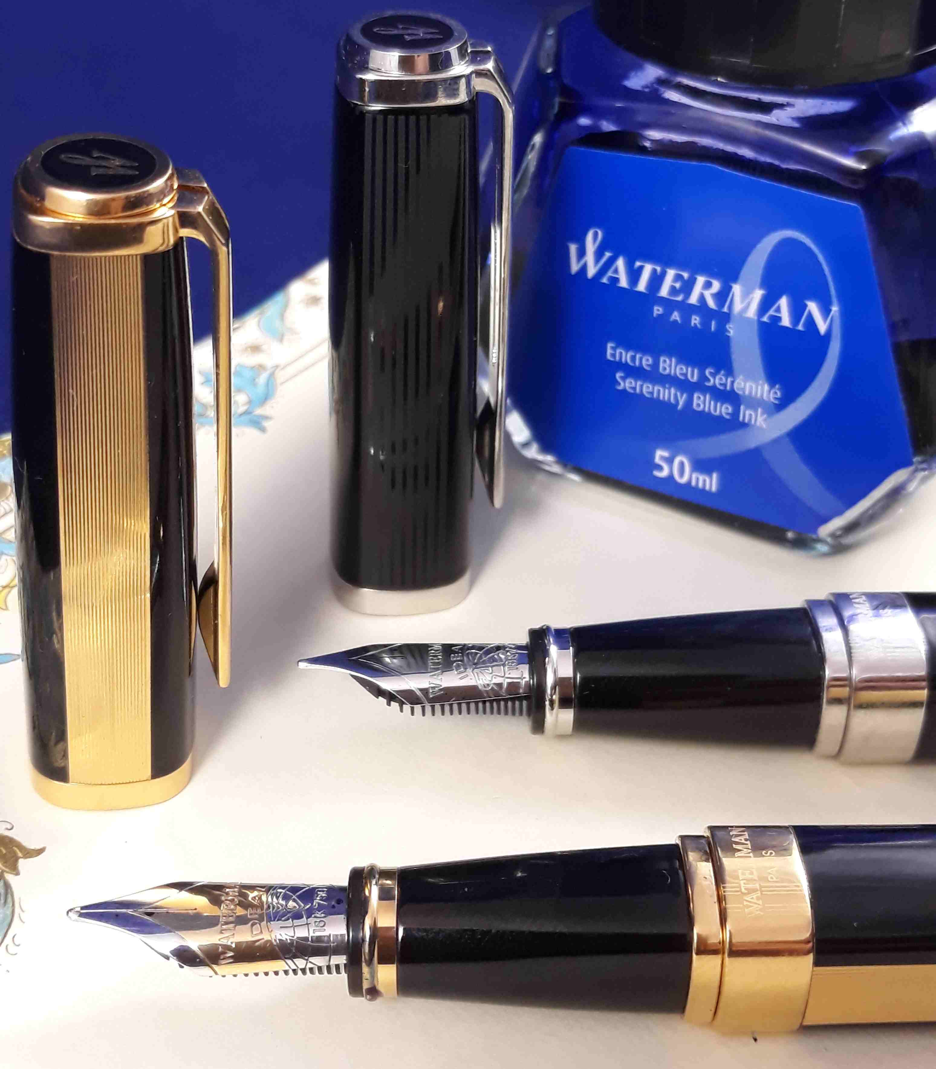 Waterman Exception Gold and Grey 01.JPG