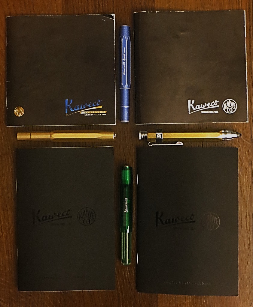 Kaweco Kataloge 2014, 2016, 2017, 2019.jpg