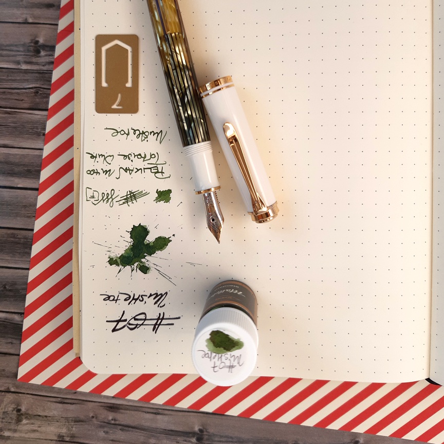 2019 12 07 Diamine Inkvent 07 Mistletoe 01.jpg