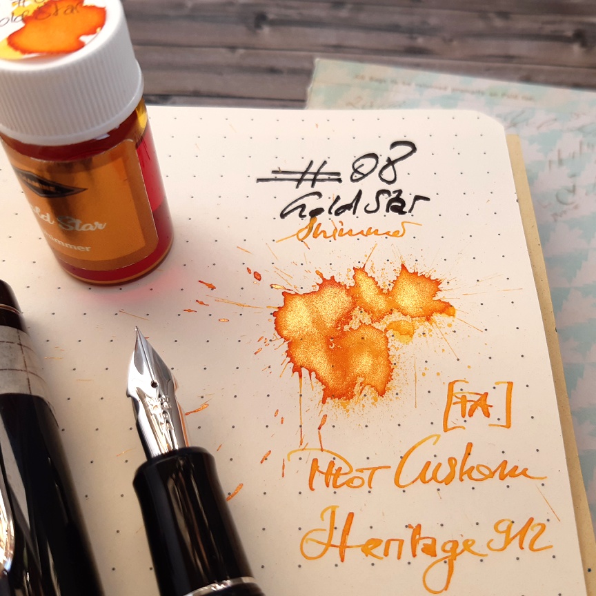 2019 12 08 Diamine Inkvent 08 Gold Star 01.jpg