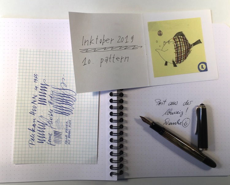 Pelikan 400NN plus 10. pattern Inktober 2019