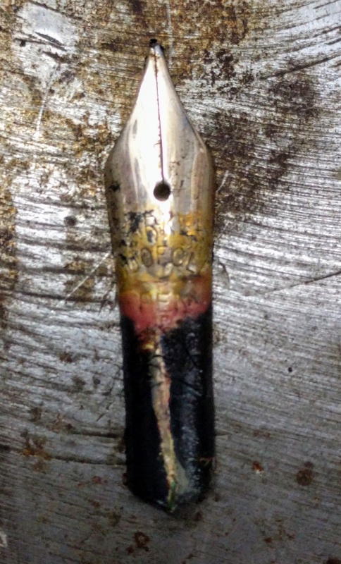 Feder gelötet, mit gekühlter Spitze