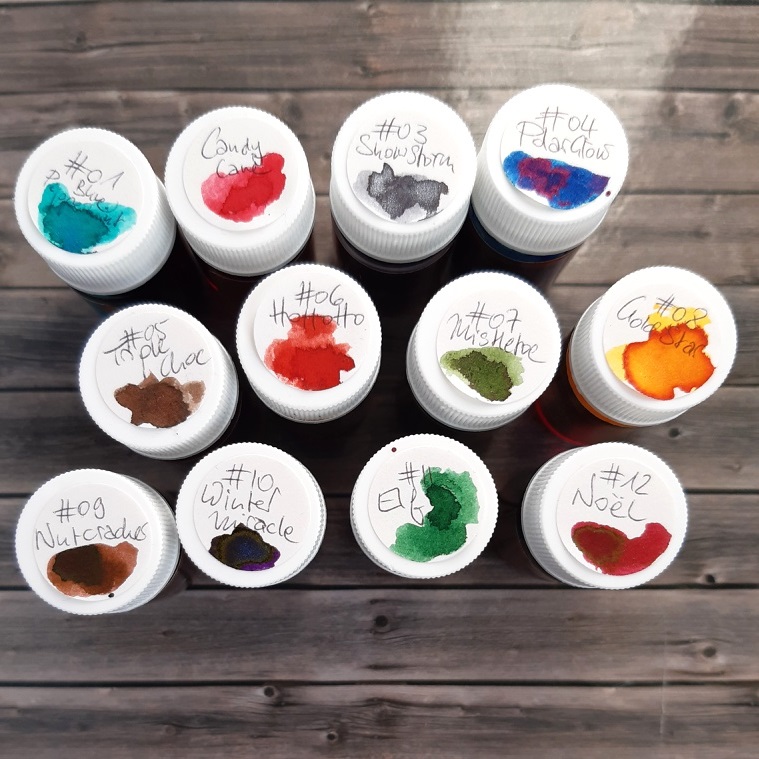 2019 12 14 Diamine Inkvent 01-12 inks.jpg