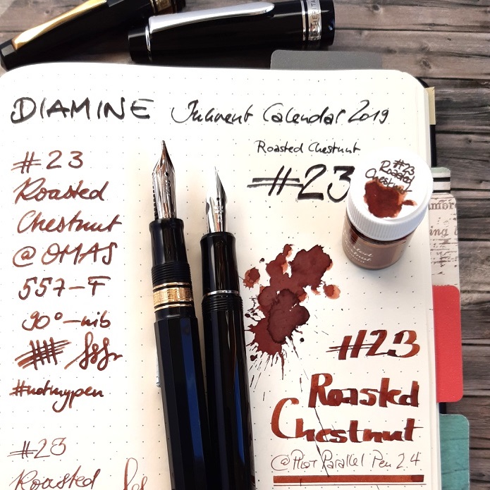 2019 12 23 Diamine Inkvent 23 Roasted Chestnut 01.jpg