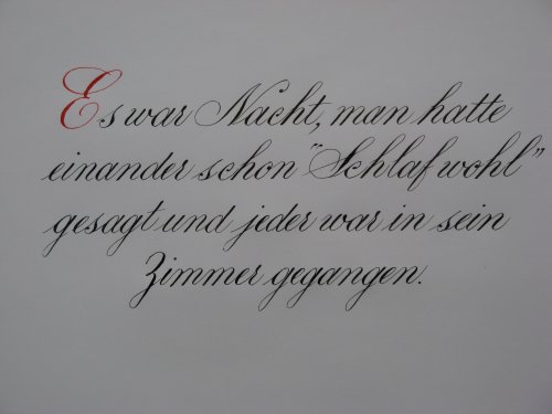 rot: Winsor&amp;Newton &quot;Scarlet&quot;<br />schwarz: Edelstein Onyx<br />Papier: Clairfontaine