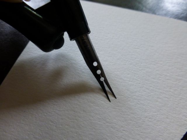 Feder: Perry 104 EF<br />Oblique Penholder