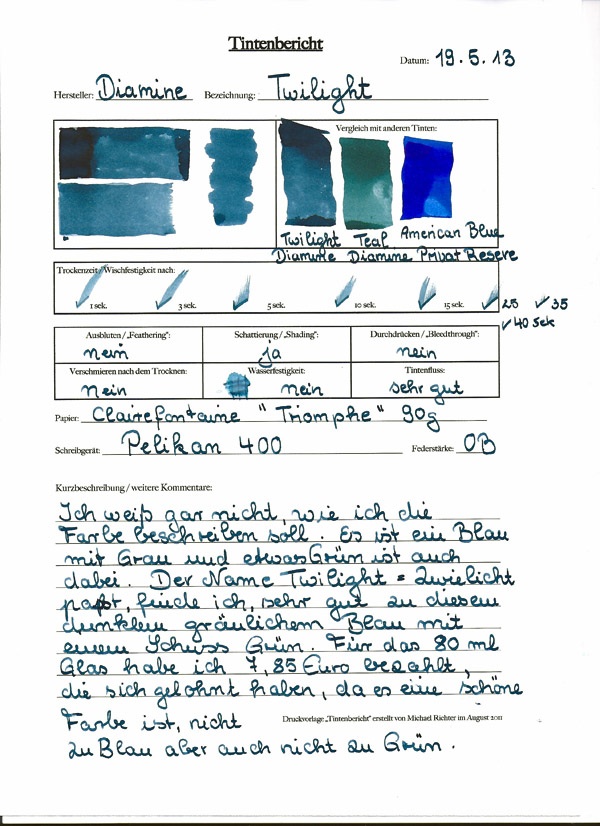 Diamine &quot;Twilight&quot;
