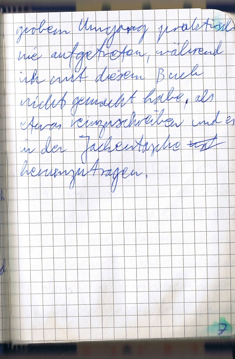 Tagebucheintrag 10.8.2011 (Tagebuch 3, Band 18, S. 7)