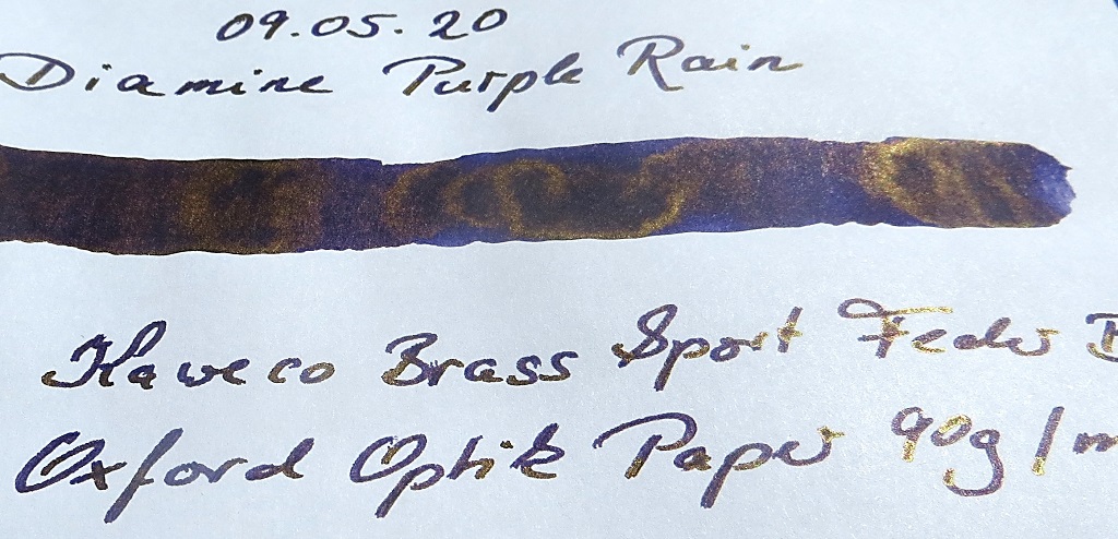 30 Inks in 30 Days 09.05.20 Diamine Purple Rain Sheen.jpg