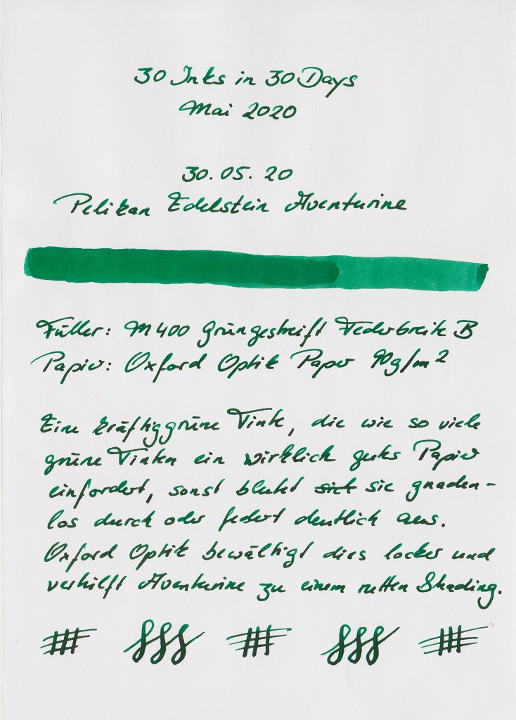 30 Inks in 30 Days 30.05.20 Pelikan Edelstein Aventurine.jpg