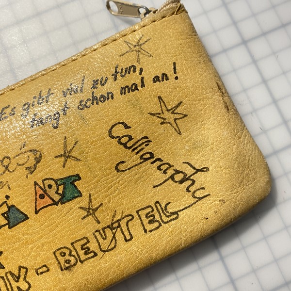 Meine Schulfedertasche oder: Ich wusste es :-)