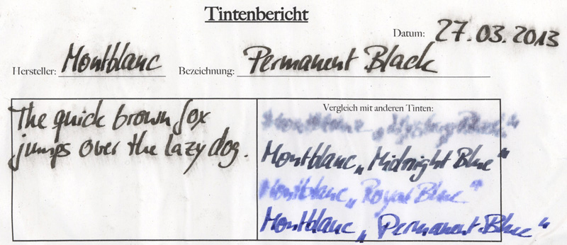 Die gewässerte Vorderseite