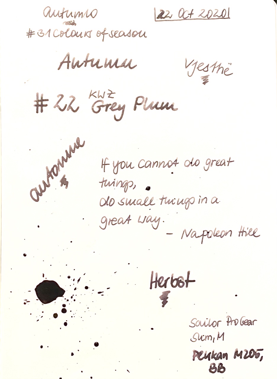 22 KWZ Inks Grey Plum