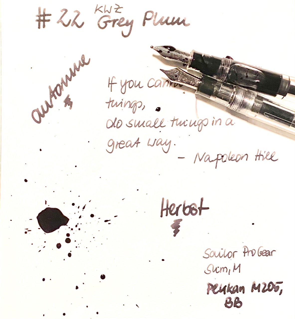 22 KWZ Inks Grey Plum