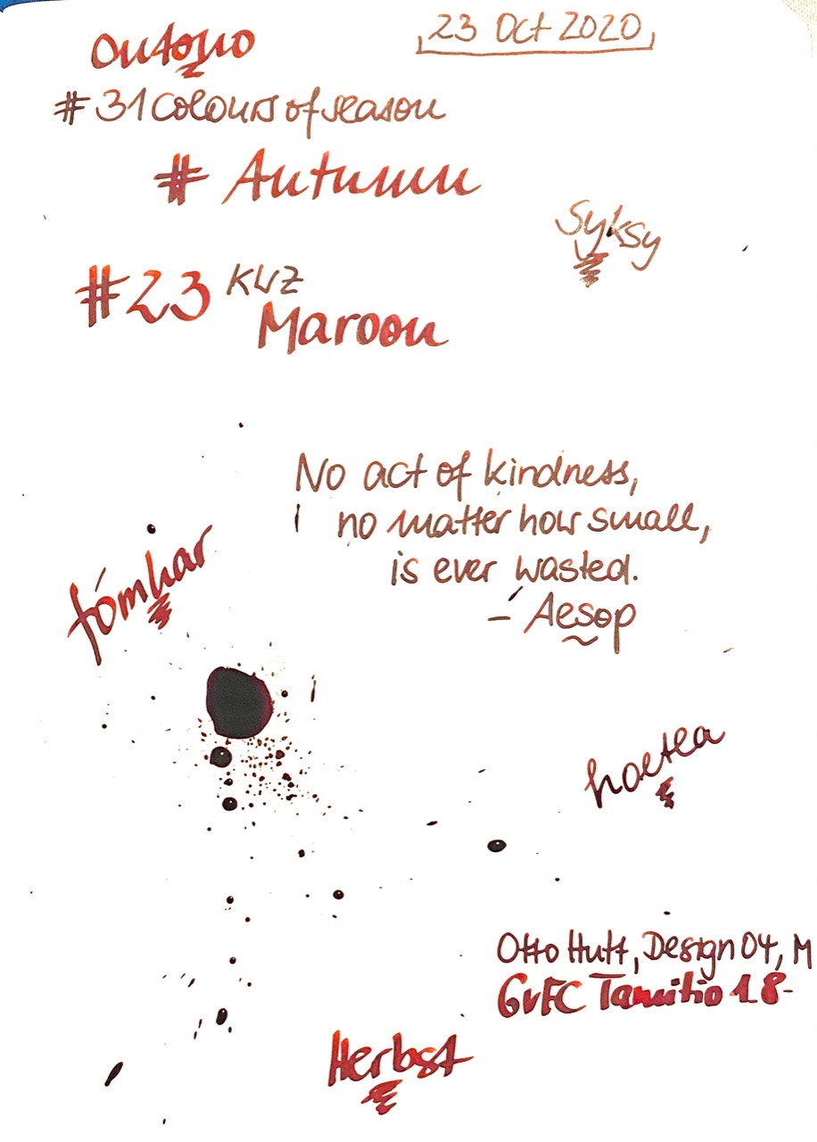 23 KWZ Inks Maroon