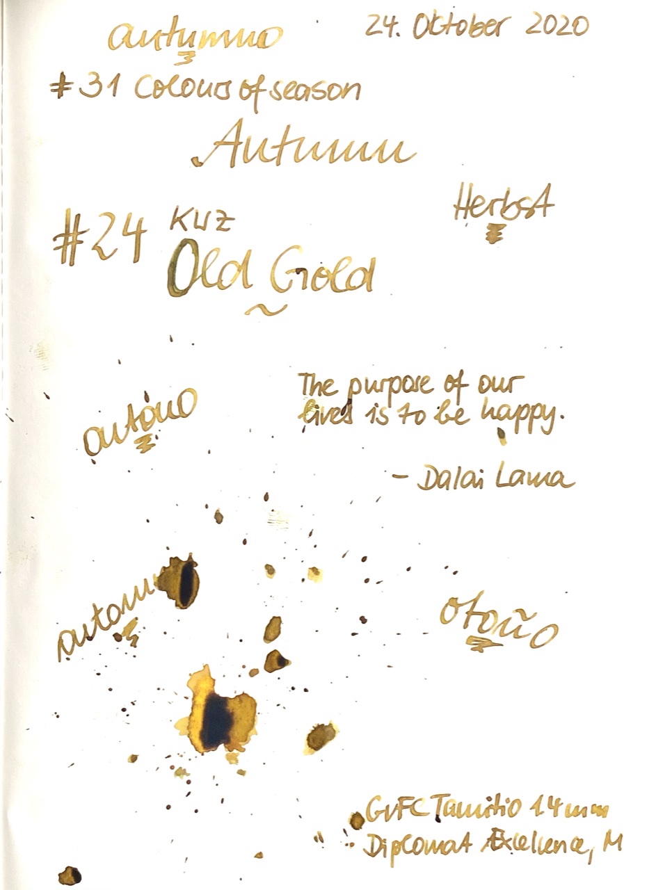 24 KWZ Inks Old Gold
