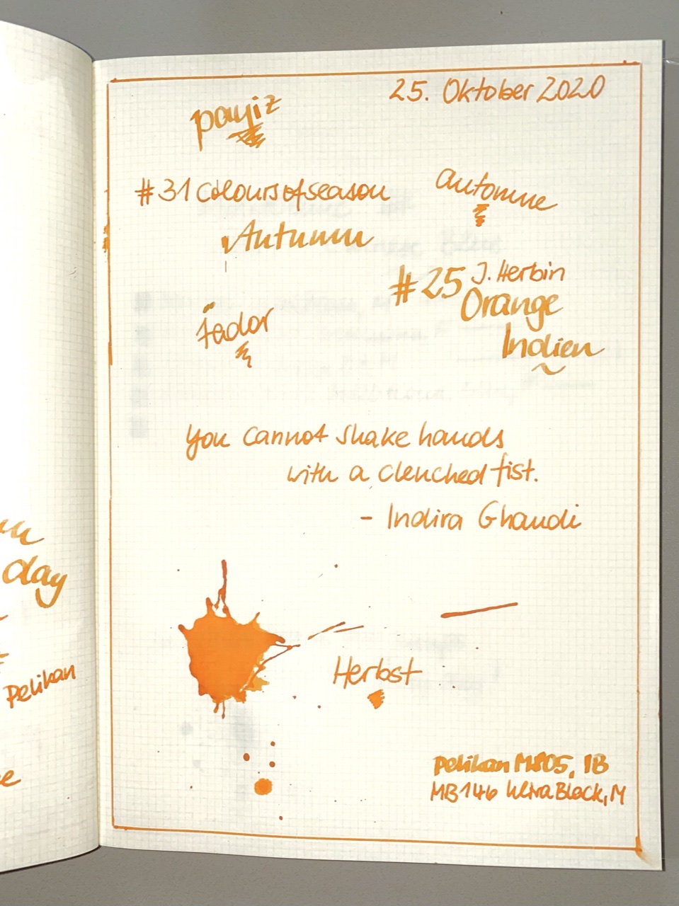 25 J. Herbin Orange Indien
