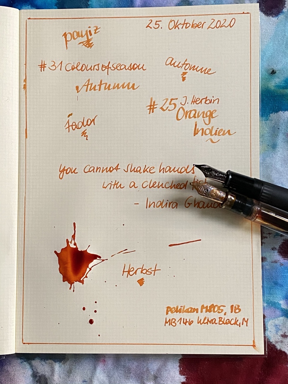 25 J. Herbin Orange Indien