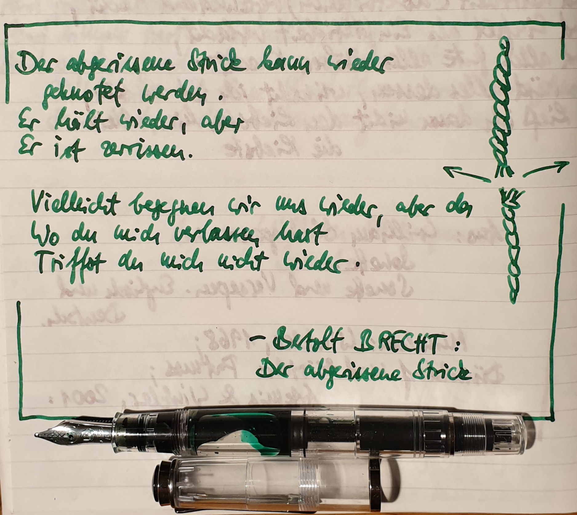 Der abgerissene Strick (Brecht)