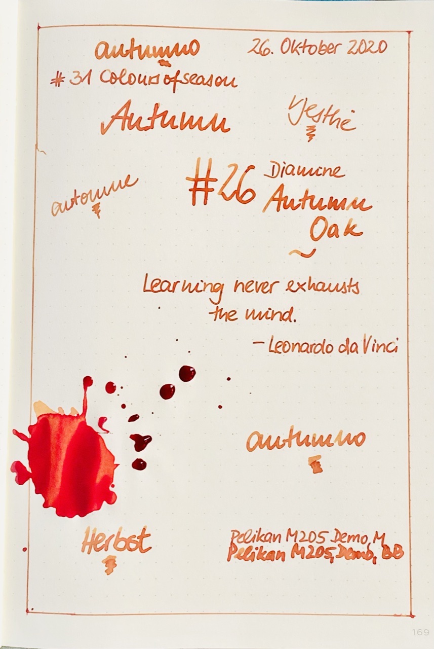 26 Diamine Autumn Oak