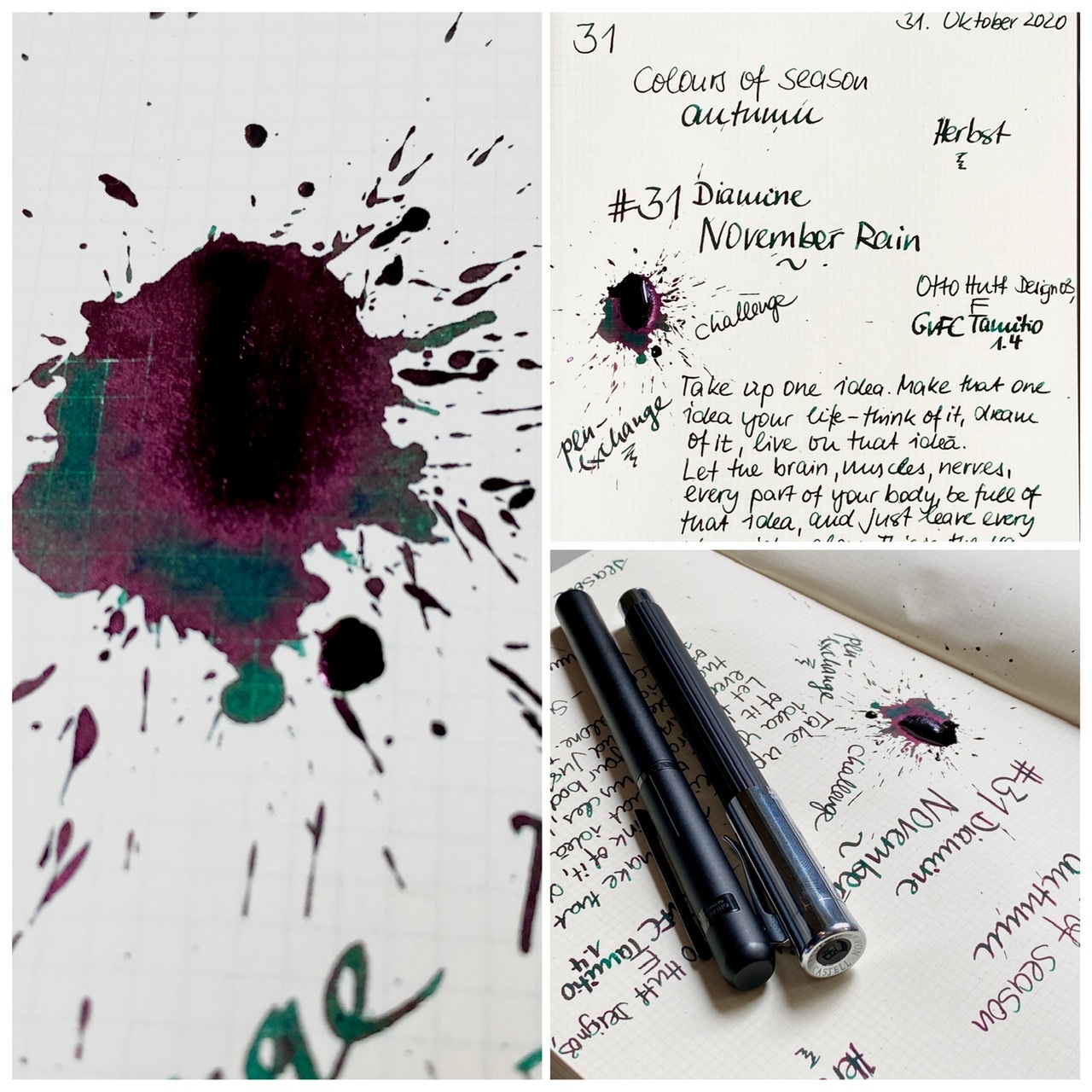 31 Diamine November Rain