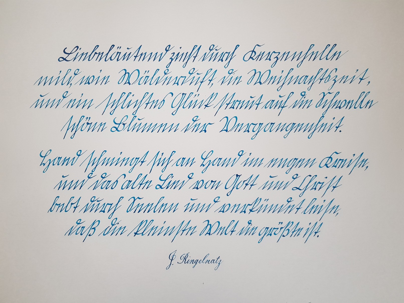Feder: alter Tchibo Füller 1,5 mm <br />Papier: Lana Bristol 250g, 29,7x42 cm<br />Tinte: Pelikan Edelstein Topaz