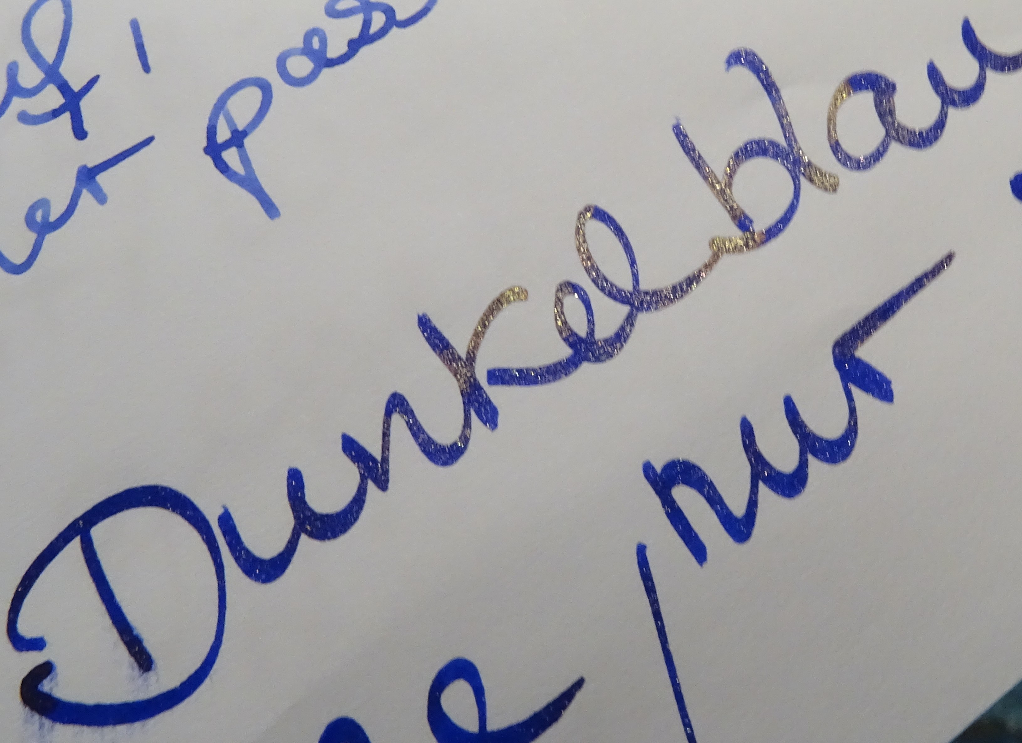 Diamine Blue Flame im Pelikan Script 1,5mm