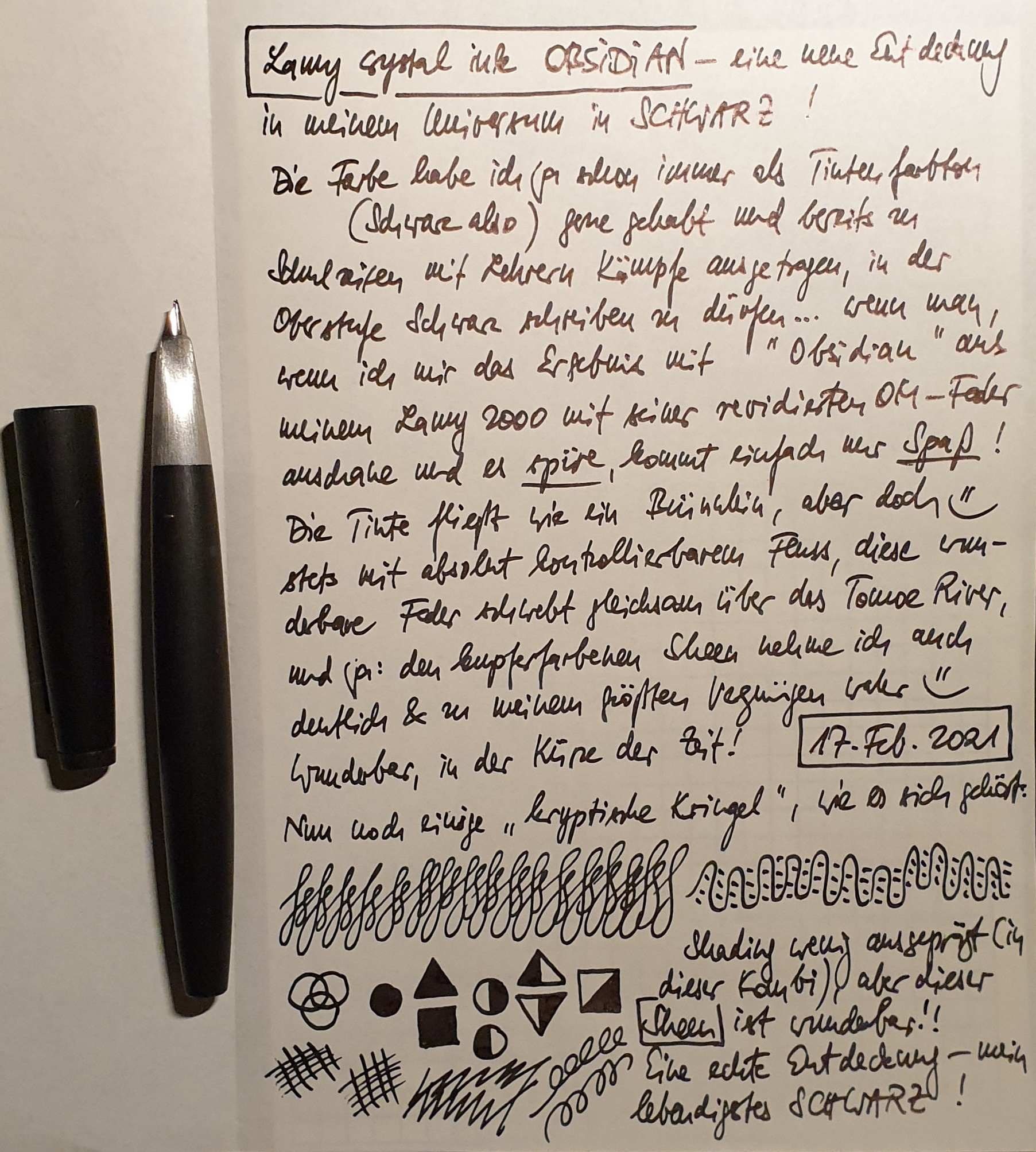 Lamy Obsidian Review
