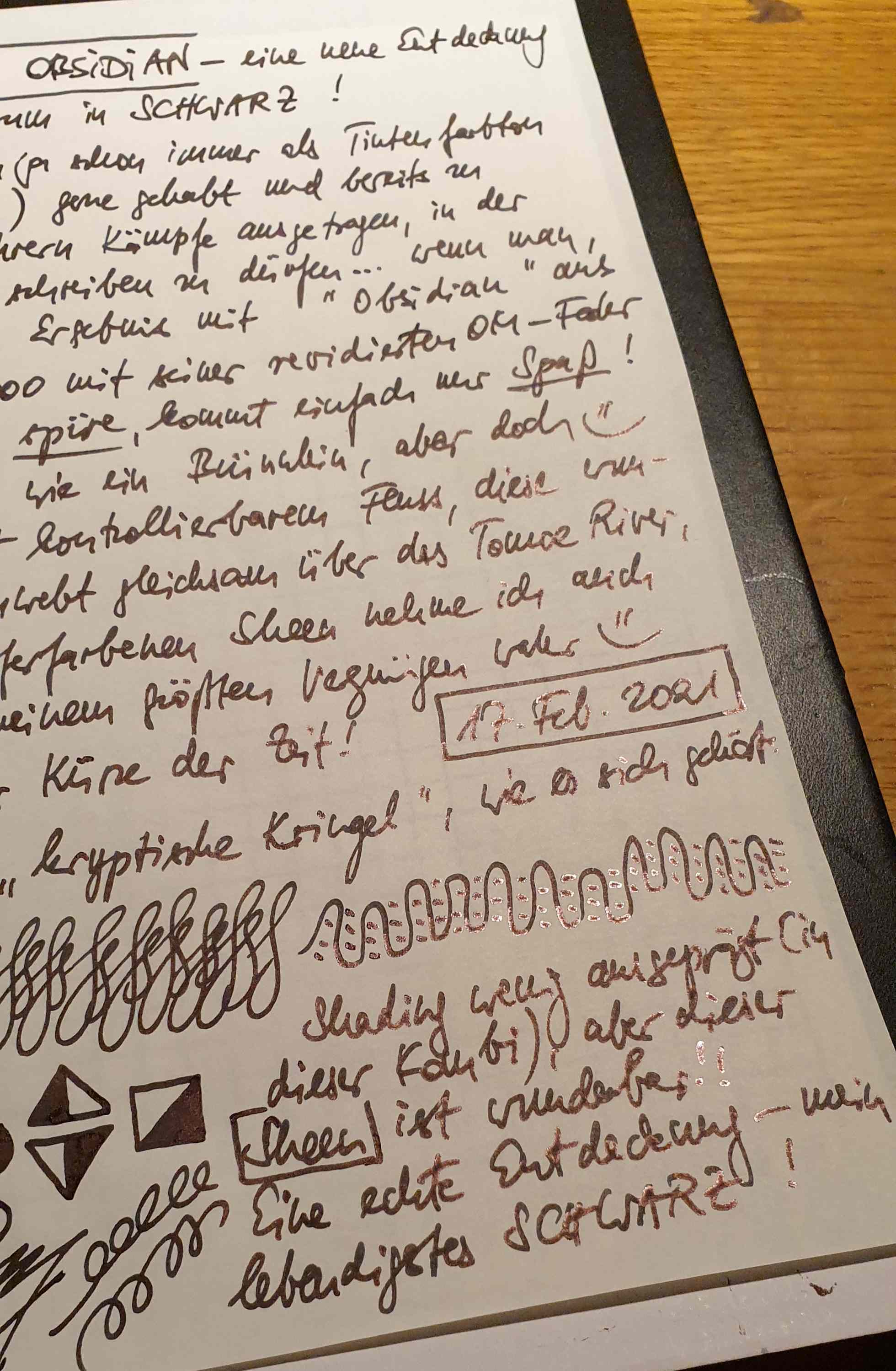 Lamy Obsidian Sheen Detail 2